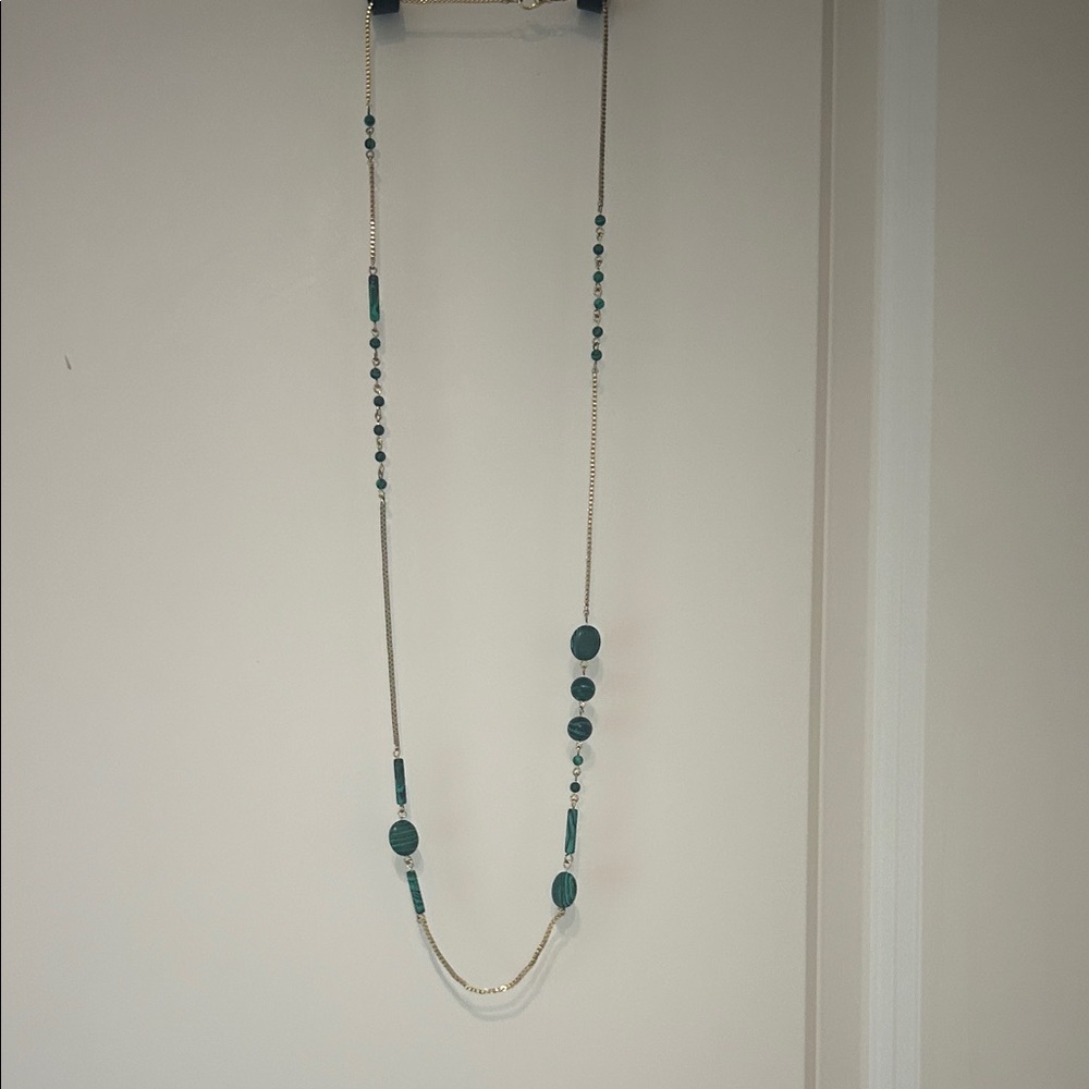 Elegant Green Beaded Necklace